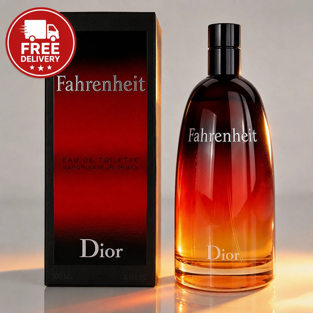 Christian Dior Fahrenheit 3.4oz Men's Eau de Toilette Fit And Glow