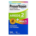 Bausch + Lomb PreserVision Areds 2 Formula + Multi Vitamin 100 Softgels