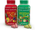 Balance of Nature Fruits & Veggies Capsules Whole Food Vegan 180 Count Set