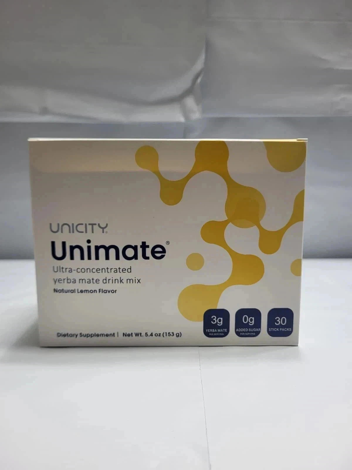 Unicity Unimate Lemon Flavor Packs - 30 Count exp:05/2027 FREE SHIPPING..